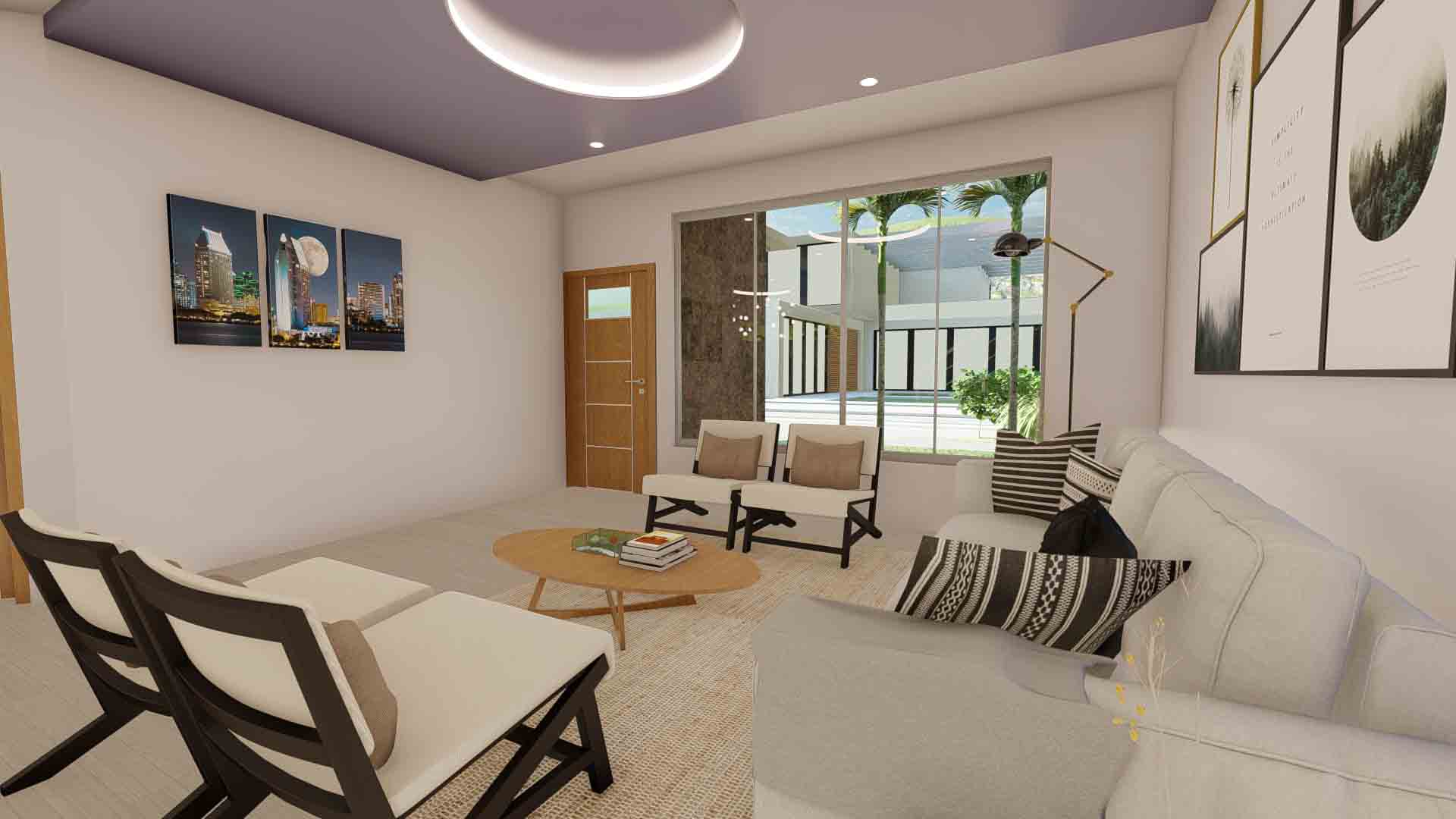 FACHADAS de CASA de DOS Pisos 10x13 con 3 Habitaciones - CASA ACTUAL DISEÑO
