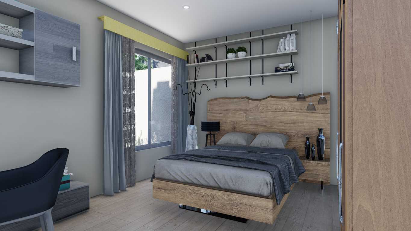 Plano de CASA de 8x8 metros de UN Piso Dos Recamaras d242 - CASA ACTUAL ...