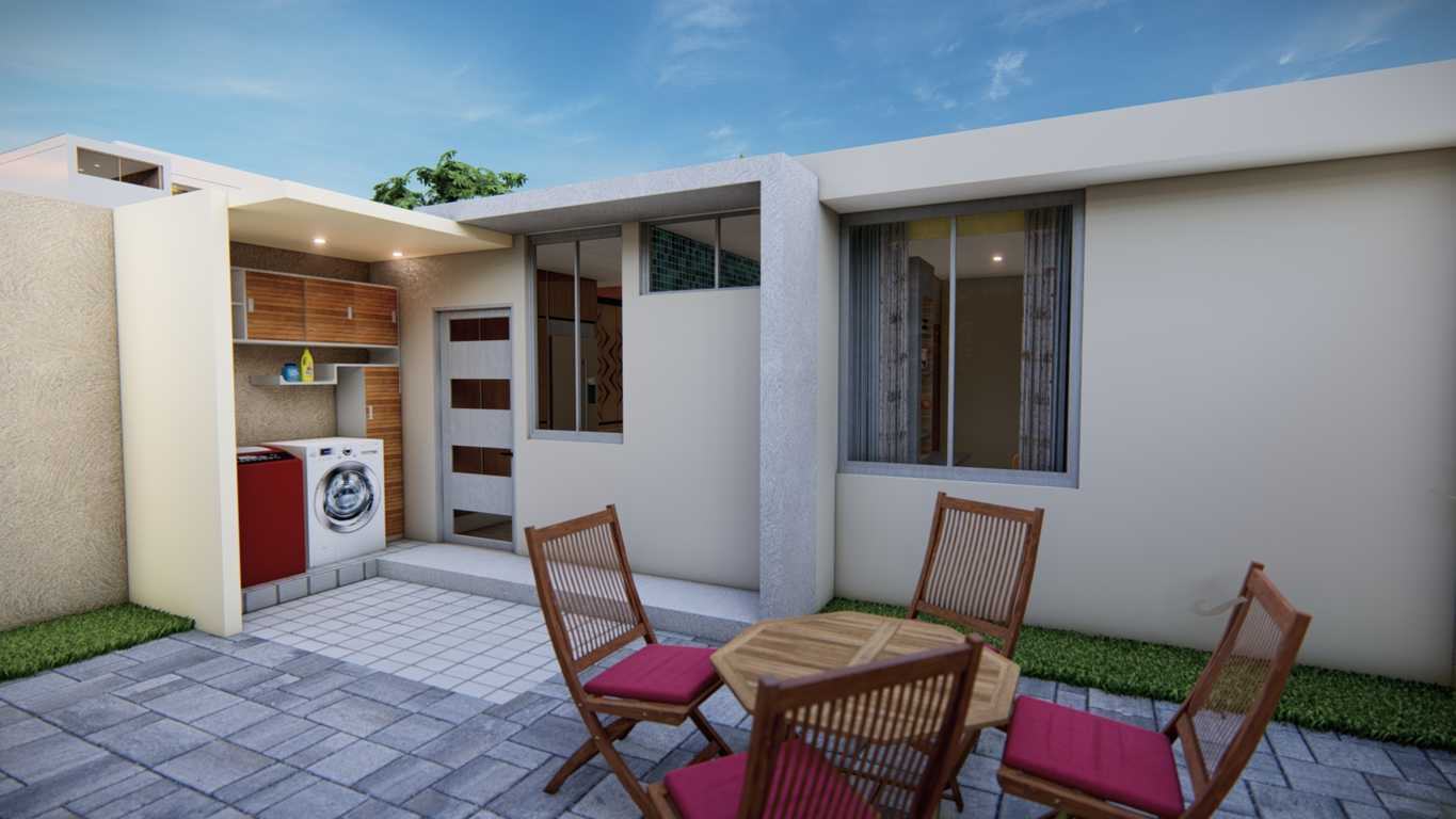 Plano de CASA de 8x8 metros de UN Piso Dos Recamaras d242 - CASA ACTUAL ...